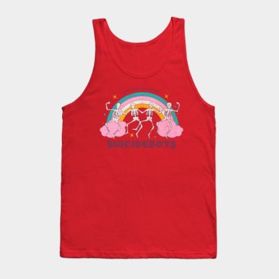 Suicideboys Spooky Dancing Skelton Vintage Rainbow Tank Top Official Suicide Boys Merch