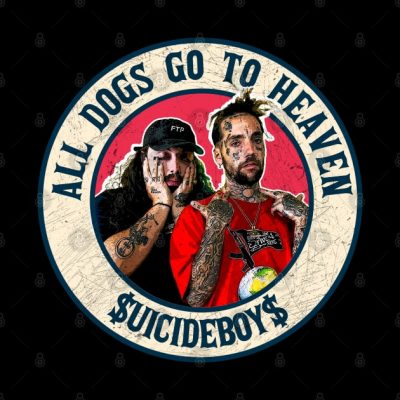 Suicideboys All Dogs Go To Heaven Pin Official Suicide Boys Merch