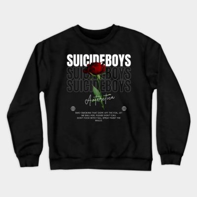 Suicide Boys Flower Crewneck Sweatshirt Official Suicide Boys Merch
