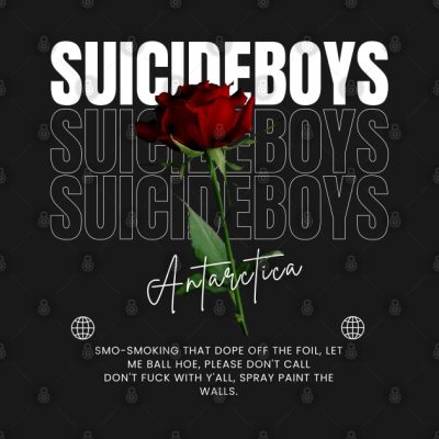 Suicide Boys Flower Crewneck Sweatshirt Official Suicide Boys Merch