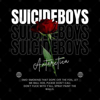 Suicide Boys Flower Pin Official Suicide Boys Merch
