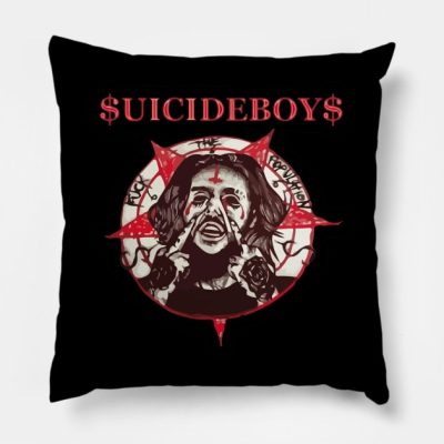 Uicideboy Throw Pillow Official Suicide Boys Merch