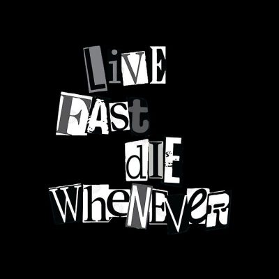 Live Fast Die Whenever Tote Bag Official Suicide Boys Merch