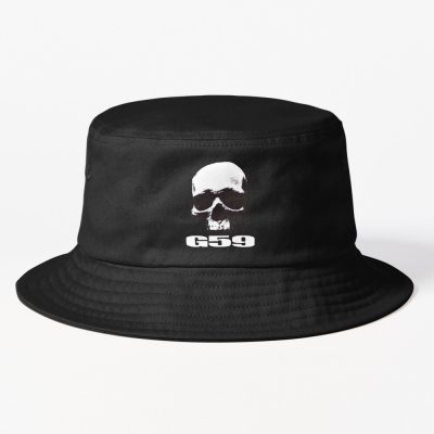 G*59 / G59 / Grey*59 Skull Black And White Logo Bucket Hat Official Suicide Boys Merch