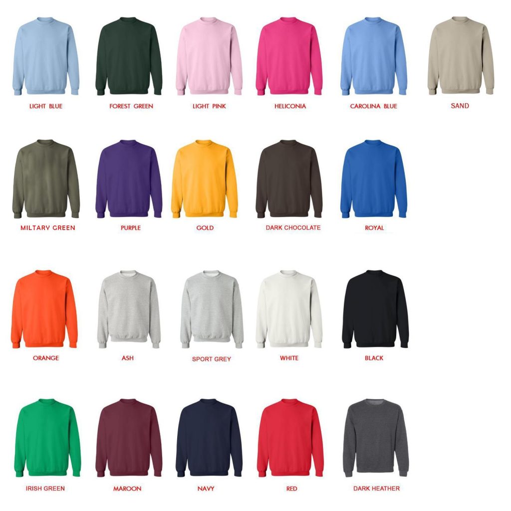 sweatshirt color chart 1 - Suicide Boys Shop