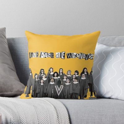 Live Fast Die Whenever Throw Pillow Official Suicide Boys Merch